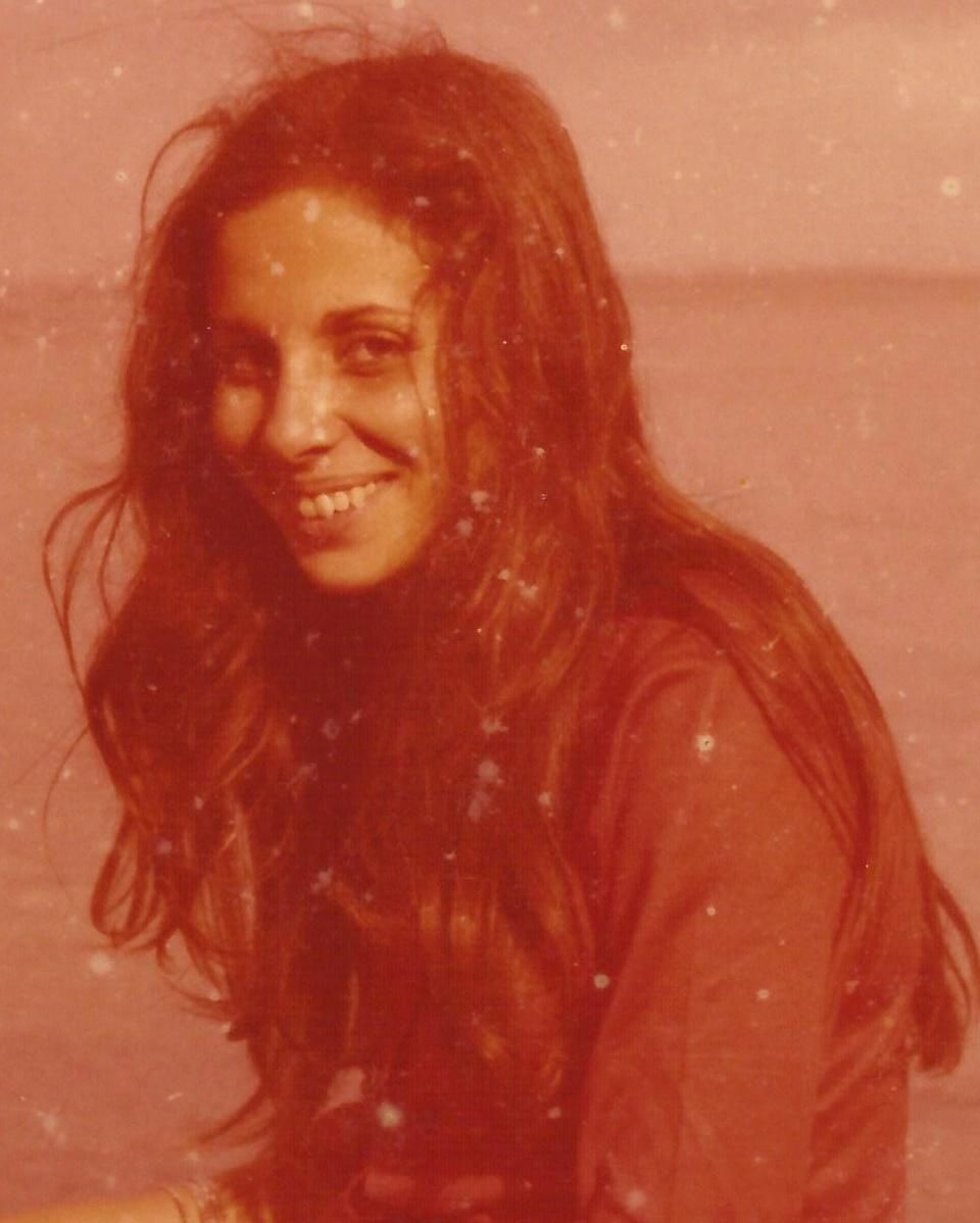 Maria Manuela Amoedo aos 14 anos, em 1974