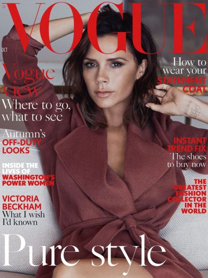 Victoria Beckham na capa da 'Vogue' de setembro