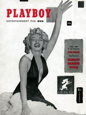 Marilyn Monroe esteve na primeira capa da 'Playboy' 