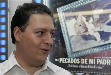 Sebastian Marroquin, o filho mais velho de Pablo Escobar