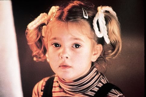 A atriz como Gerty do filme 'E.T. - O Extraterrestre', de 1982