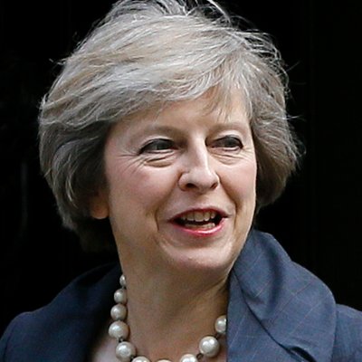 Primeira-ministra britânica Theresa May [Fotografia: Twitter]