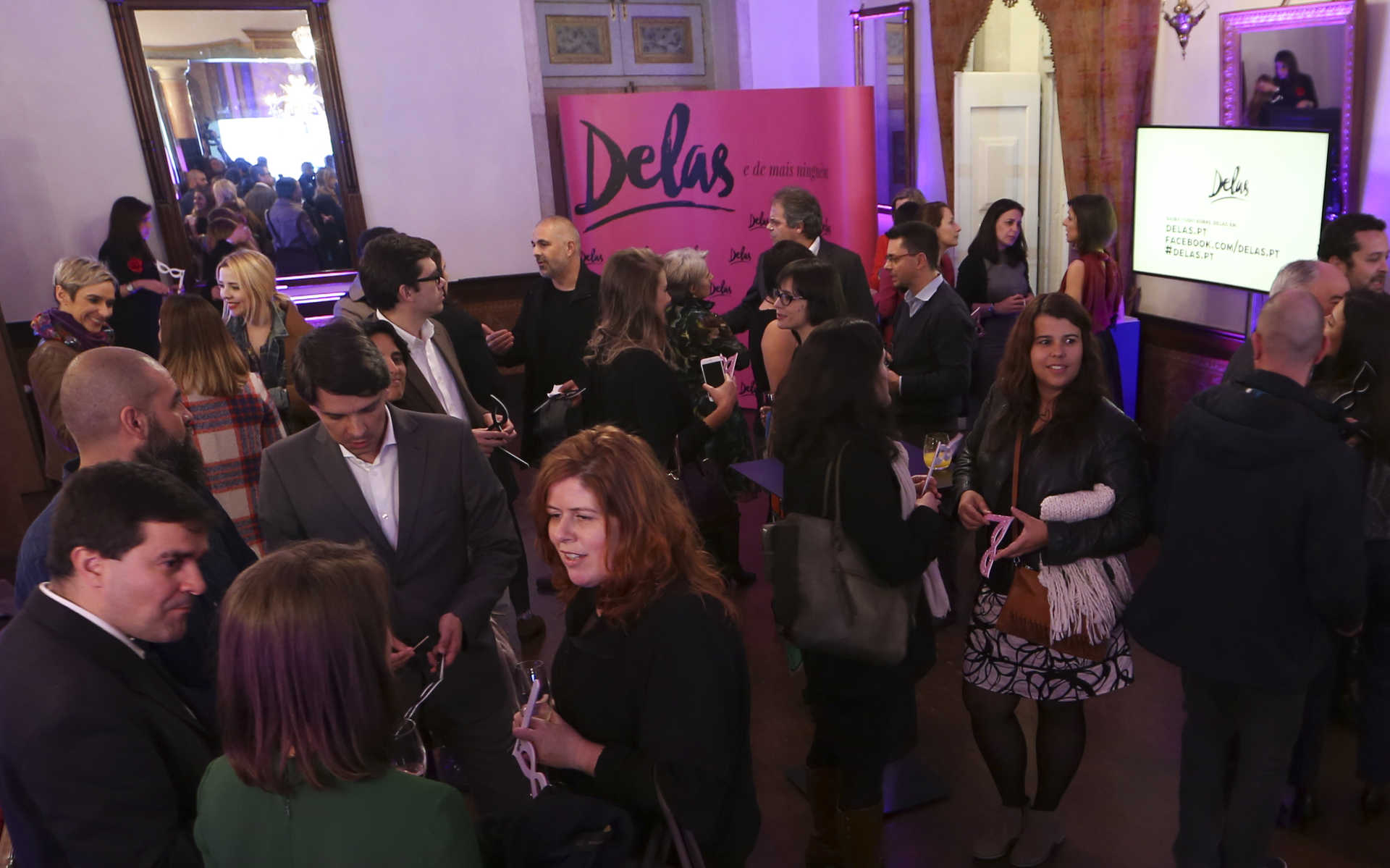 Veja as imagens na nossa galeria da festa de apresentação do Delas.pt no Palácio de São Vicente, em Lisboa