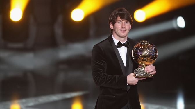 Messi 1 Vencedor da Bola de Ouro em 2010