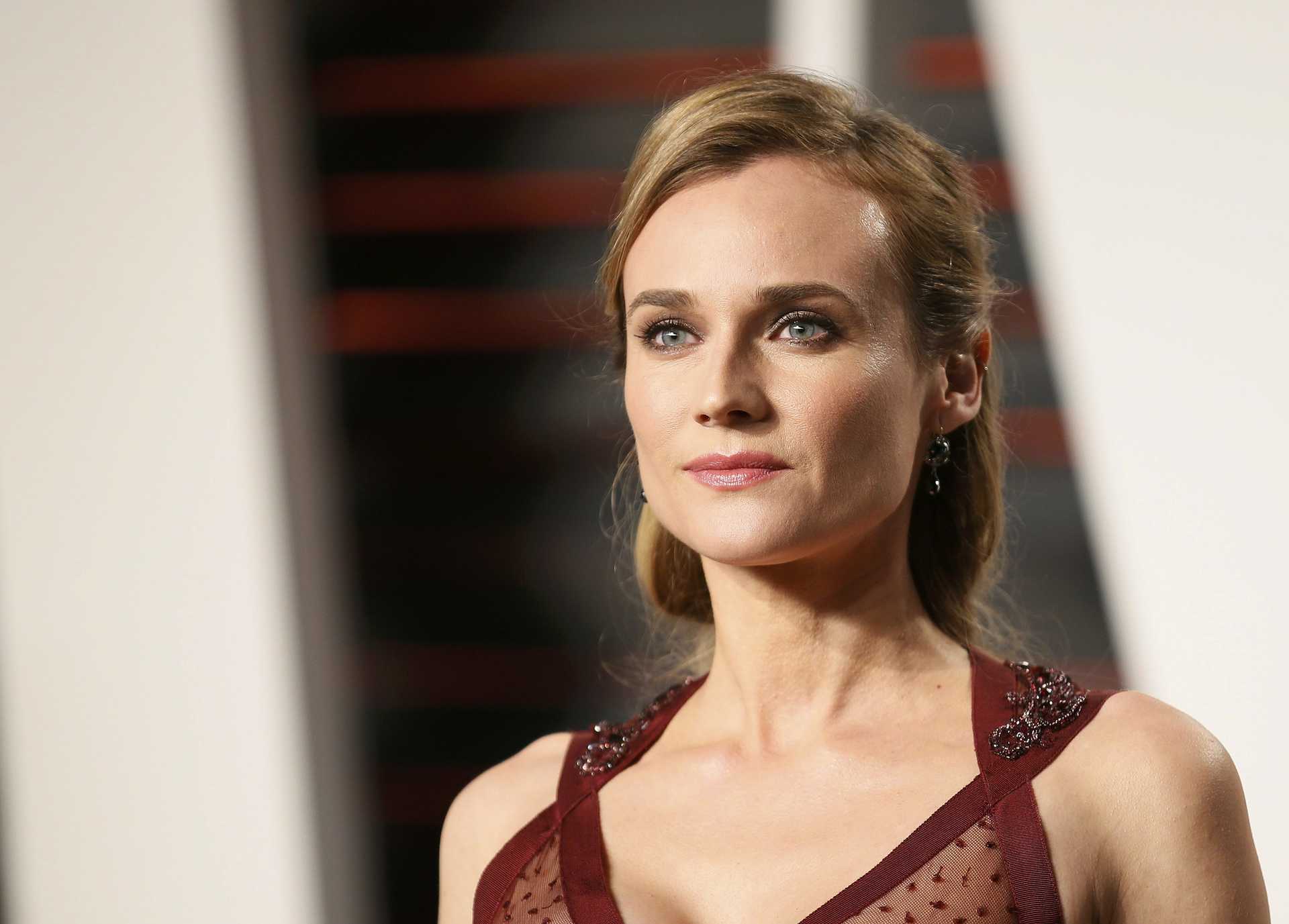Actress Diane Kruger arrives at the Vanity Fair Oscar Party in Beverly Hills