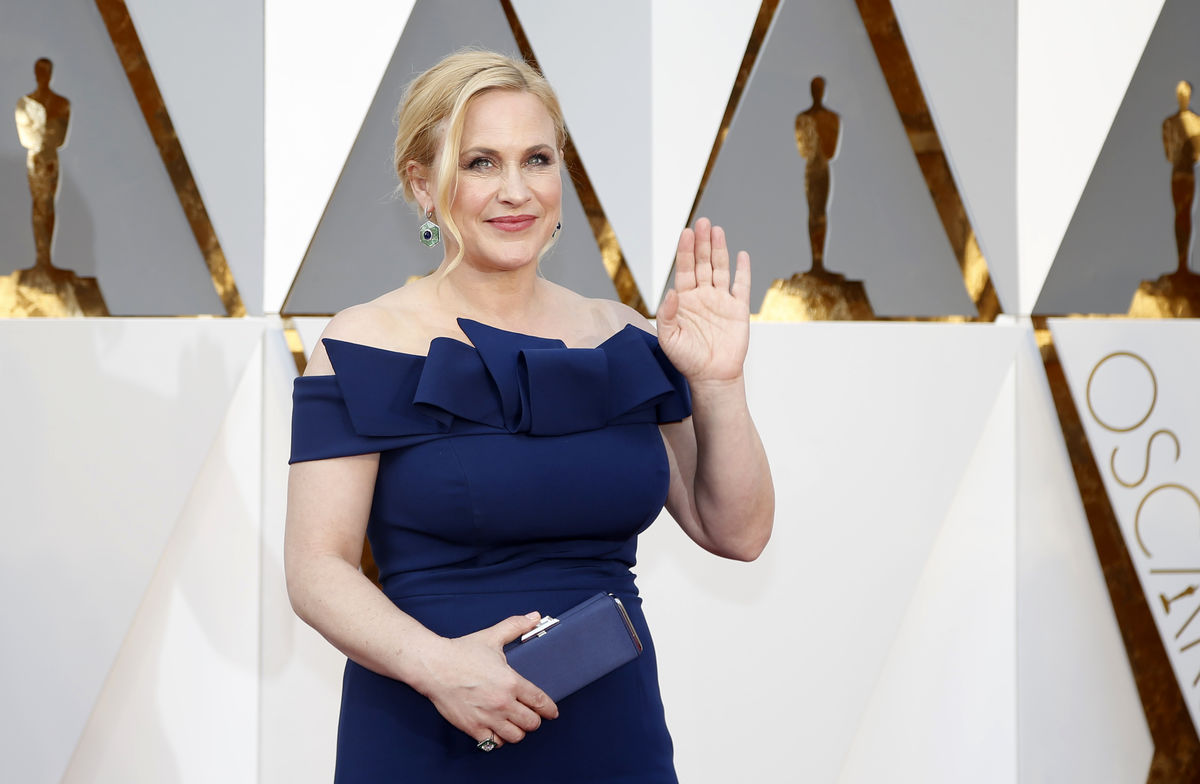 Presenter Patricia Arquette arrives at the 88th Academy Awards in Hollywood
