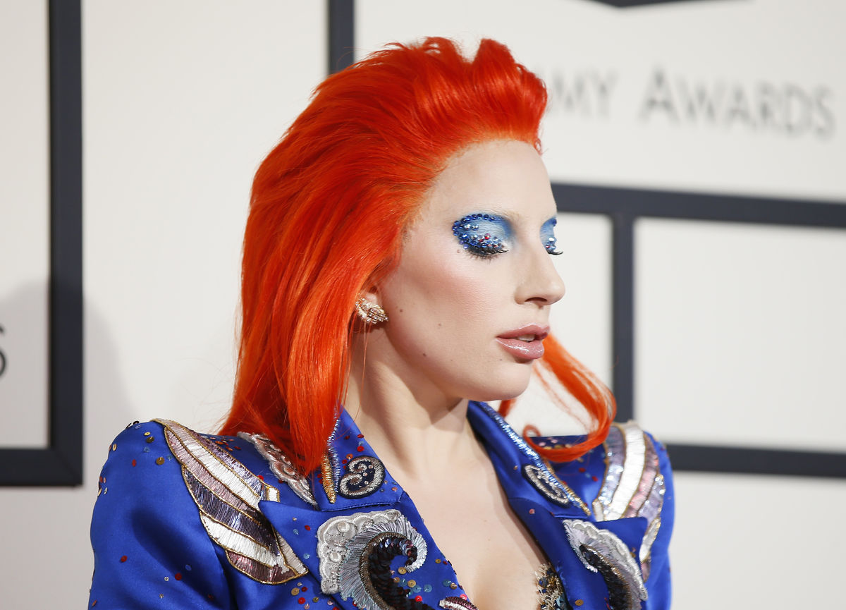 Lady Gaga na passadeira vermelha (REUTERS/Danny Moloshok)