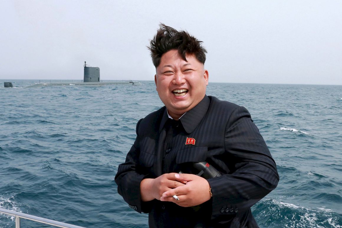 O líder norte-coreano