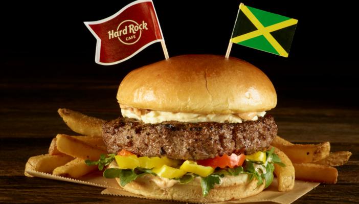 HRC Montego Bay Jamaican Jerk Burger