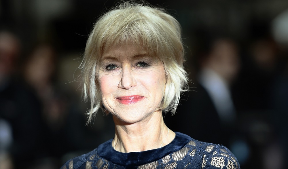 Helen Mirren poses for photos at the UK premiere of Eye in the Sky, at a cinema in central London, Britain