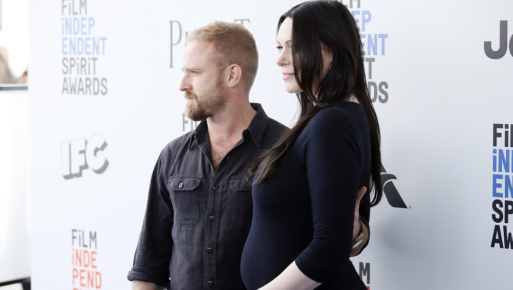 Ben Foster and Laura Prepon arrive at the 2017 Film Independent Spirit Awards in Santa Monica