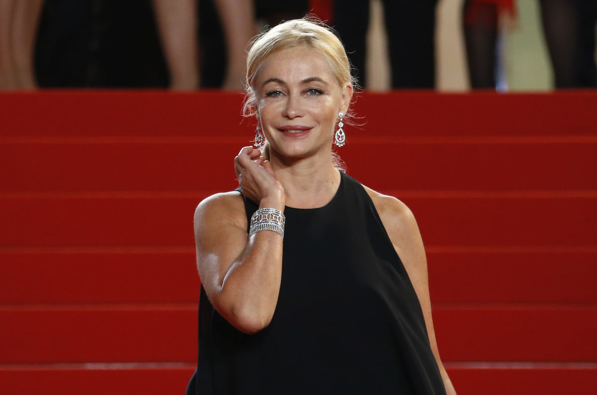 Actress Emmanuelle Beart arrives for the screening of the film “Juste la fin du monde” (It’s Only the End of the World) in competition at the 69th Cannes Film Festival