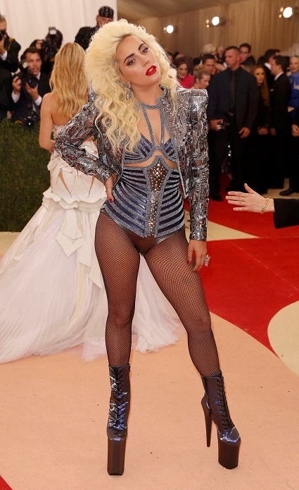 Singer Lady Gaga arrives at the Met Gala in New York
