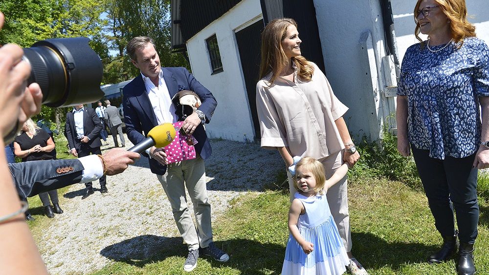 Princess Madeleine with family visit Visby