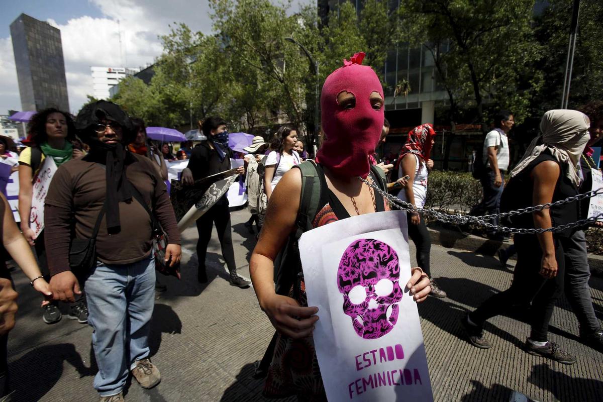 Manifestação no México contra a violência