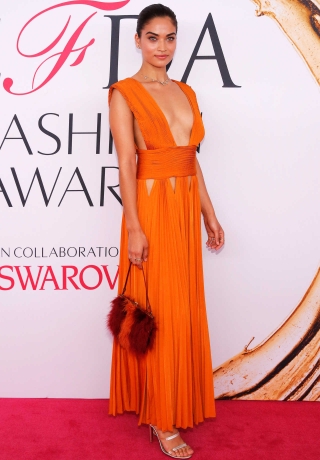Model Shanina Shaik arrives for the 2016 CFDA Fashion Awards in Manhattan, New York, U.S.