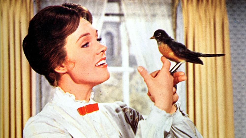 Julie Andrews interpretou 'Mary Poppins' no filme original de 1964 