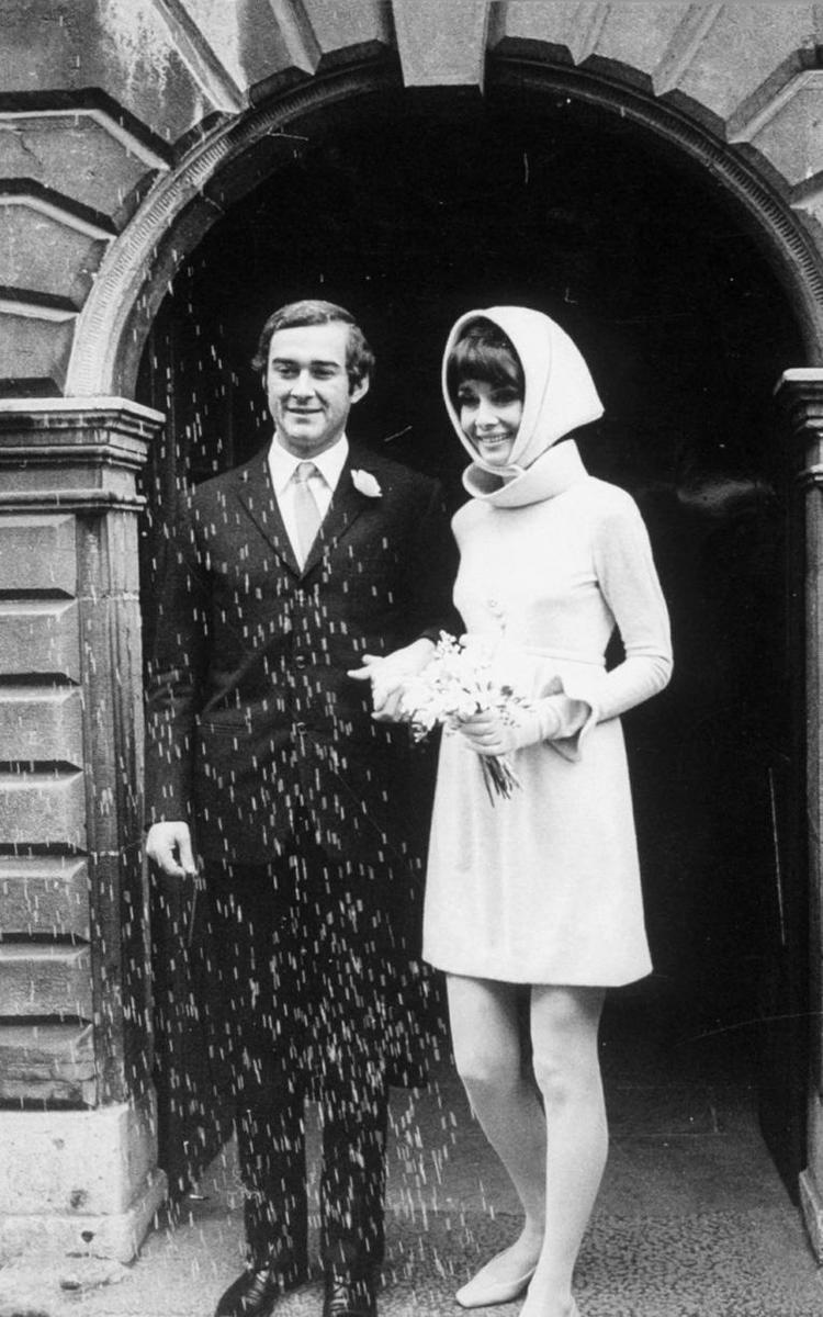 Casamento com o italiano Andrea Dotti, em 1969