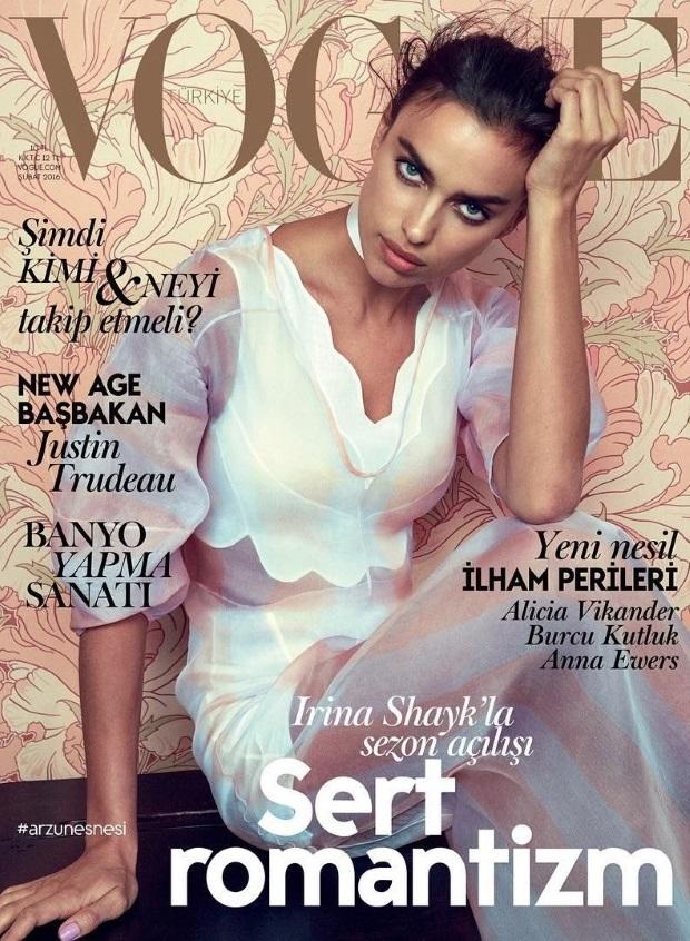 Na 'Vogue Turquia', em fevereiro de 2016
