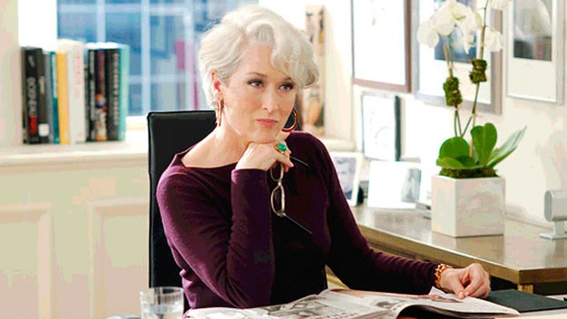 Meryl Streep deu vida Miranda Priestly