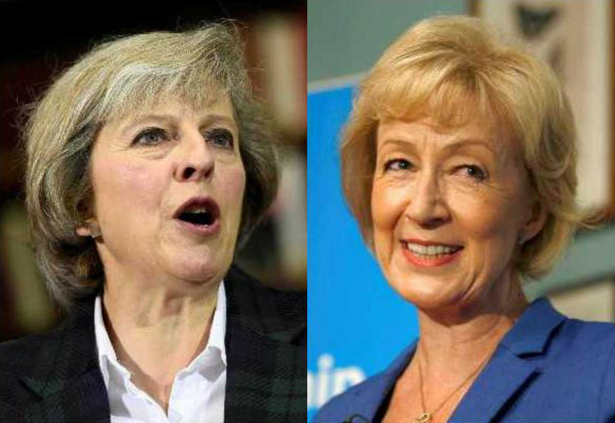 Theresa May e Andrea Leadsom