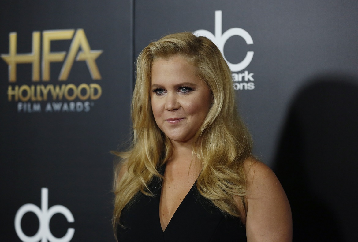 Actress Amy Schumer arrives at the Hollywood Film Awards in Beverly Hills