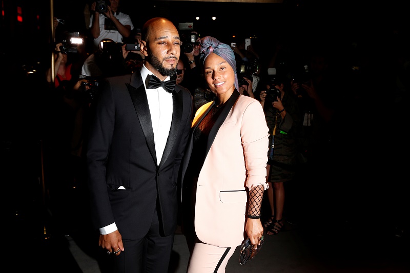 Swizz Beatz and Alicia Keys arrive to attend a presentation of Tom Ford’s Autumn/Winter 2016 collections during New York Fashion Week in the Manhattan borough of New York