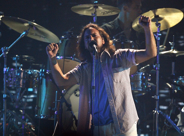 Eddie Vedder é vocalista e guitarrista dos Pearl Jam