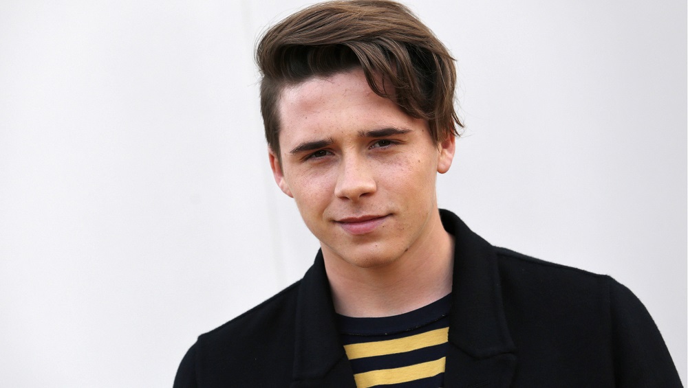 Brooklyn Beckham arrives for the Burberry Menswear Autumn/Winter 2016 Show in Hyde Park, London