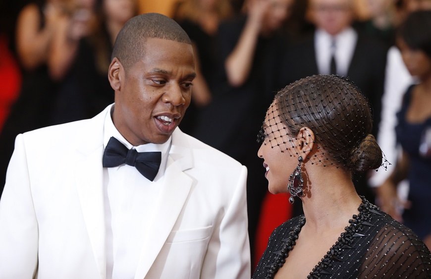 Jay Z and Beyonce Knowles arrive at the Metropolitan Museum of Art Costume Institute Gala Benefit celebrating the opening of “Charles James: Beyond Fashion” in New York