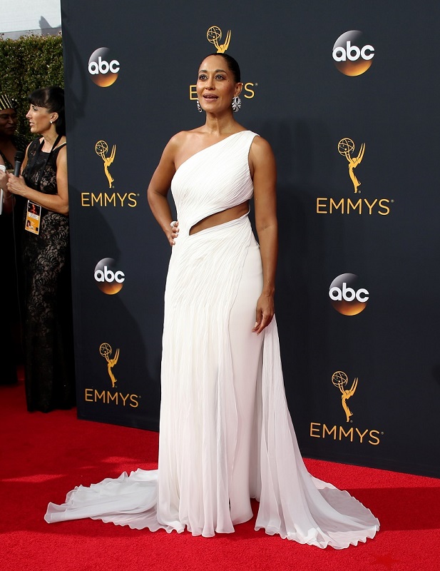 Actress Tracee Ellis Ross arrives at the 68th Primetime Emmy Awards in Los Angeles
