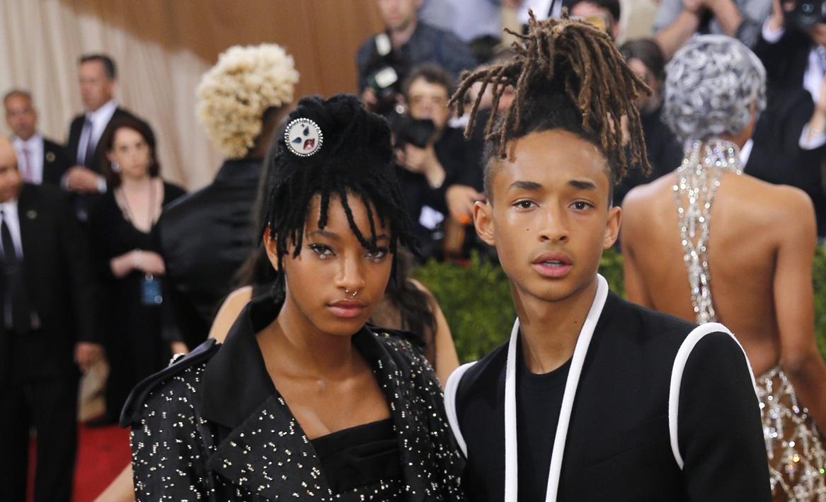 Actors Smith and Jaden Smith arrive at the Met Gala in New York