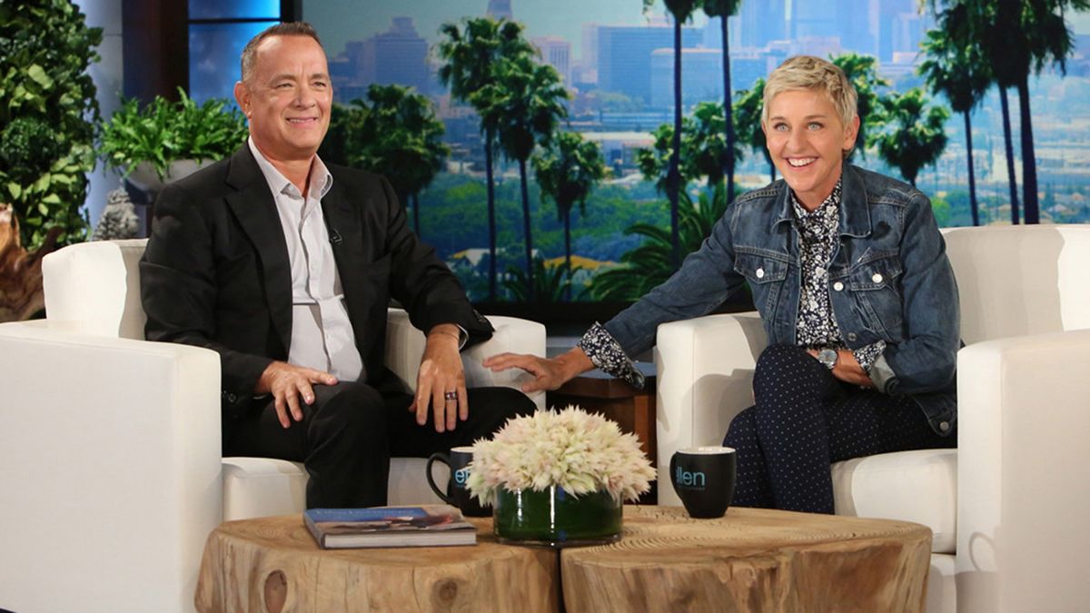 Ellen DeGeneres e Tom Hanks