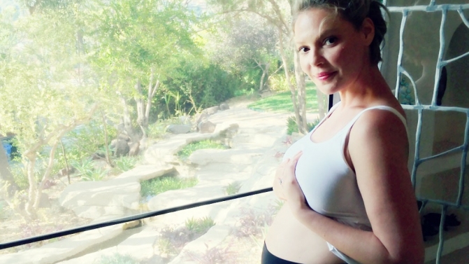 Katherine Heigl está grávida de 19 semanas