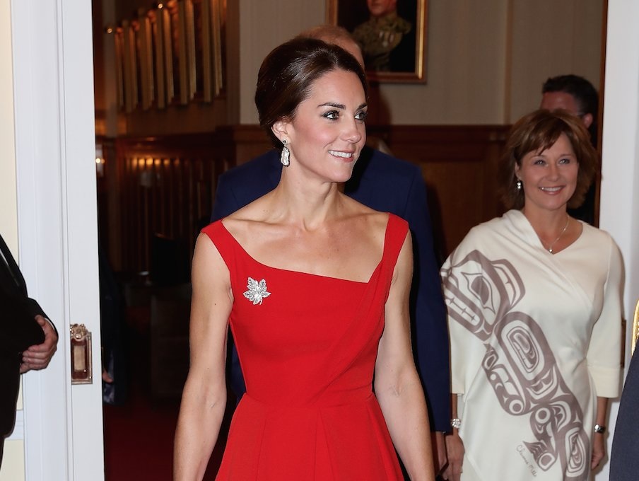 Kate Middleton e o vestido que "roubou" a noite