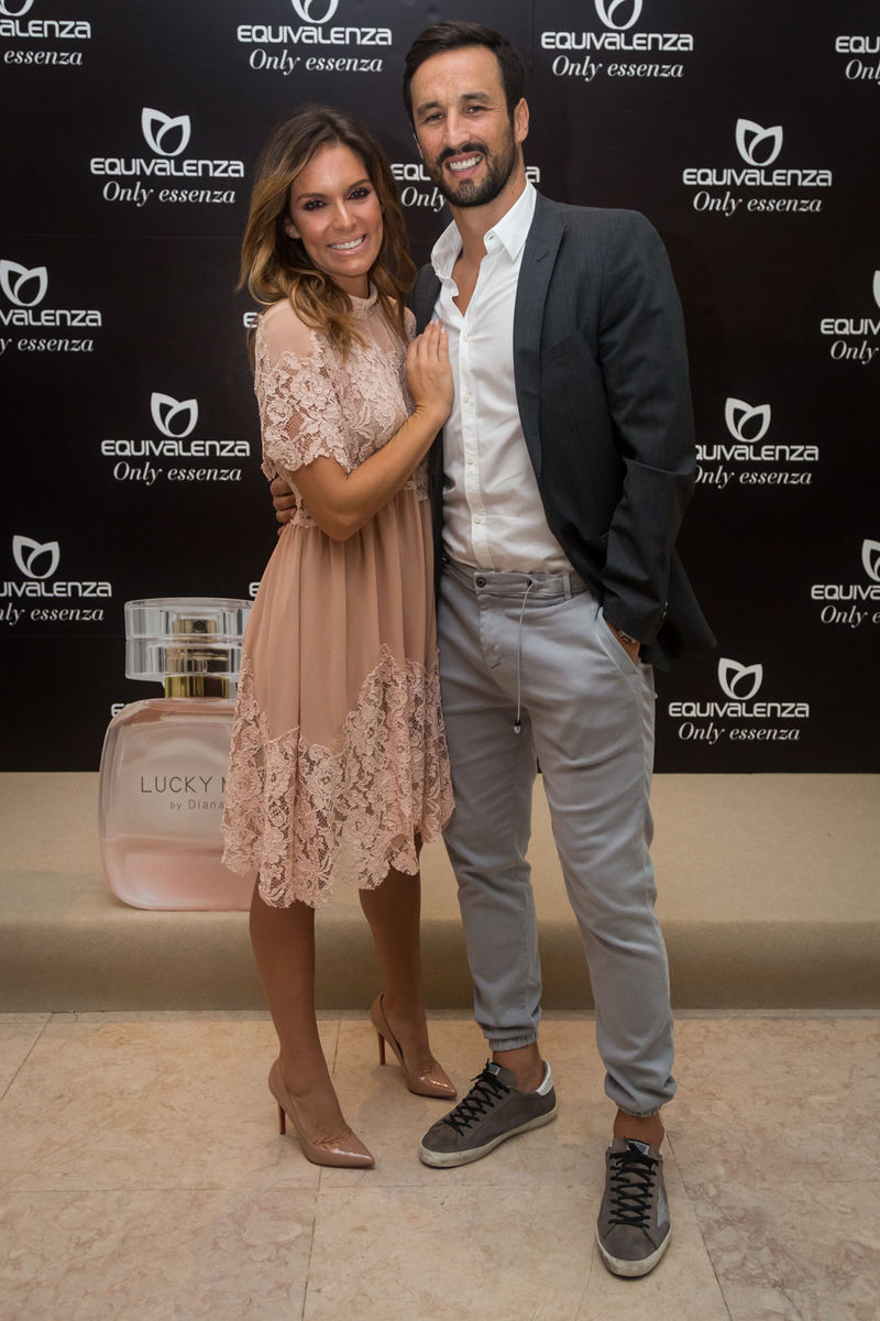 César Peixoto participou nas gravações da campanha de lançamento do perfume