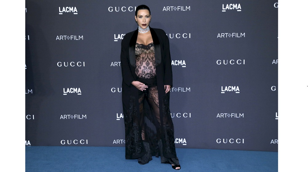 TV personality Kardashian arrives at the LACMA Art + Film Gala in Los Angeles