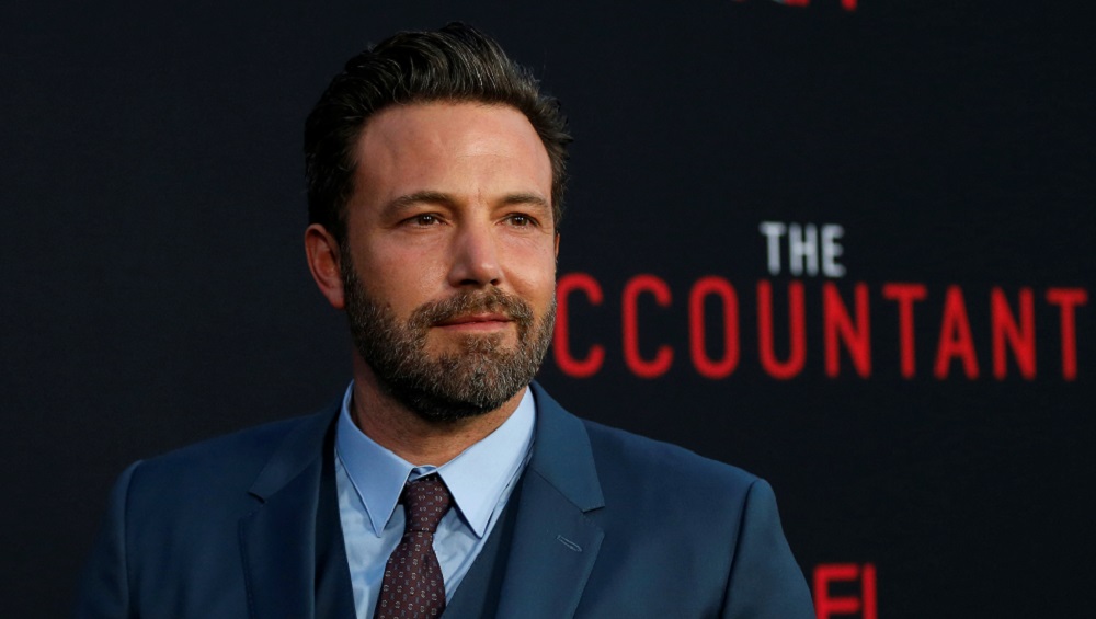 Cast member Affleck poses at the premiere of 