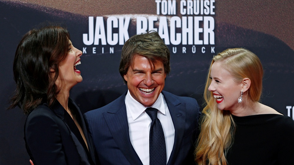 Actors Smulders, Yarosh and Cruise arrive for the German premiere of the film “Jack Reacher: Never Go Back” in Berlin