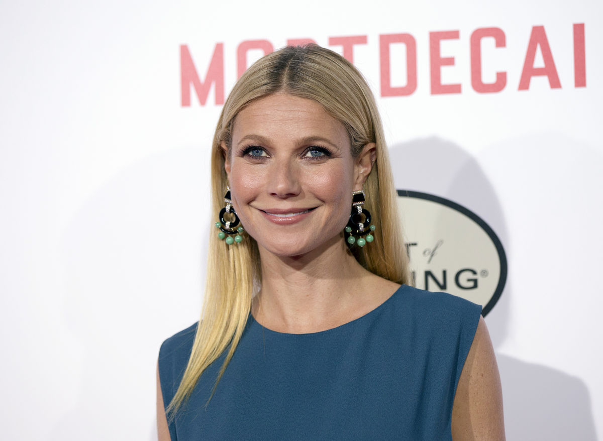 Cast member Paltrow poses at the premiere of “Mortdecai” at the TCL Chinese theatre in Hollywood