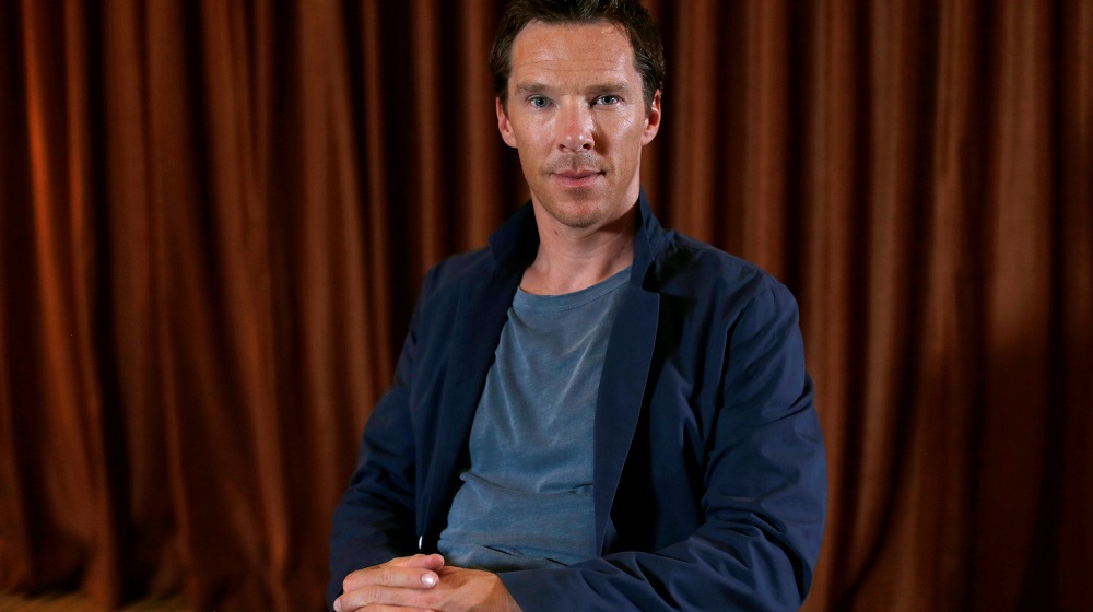 Cast member Cumberbatch poses for a portrait while promoting the movie “Doctor Strange” in Beverly Hills