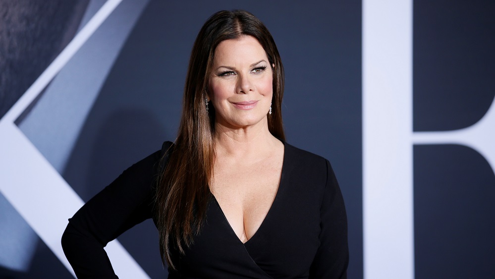 Cast member Marcia Gay Harden poses at the premiere of the film “Fifty Shades Darker” in Los Angeles