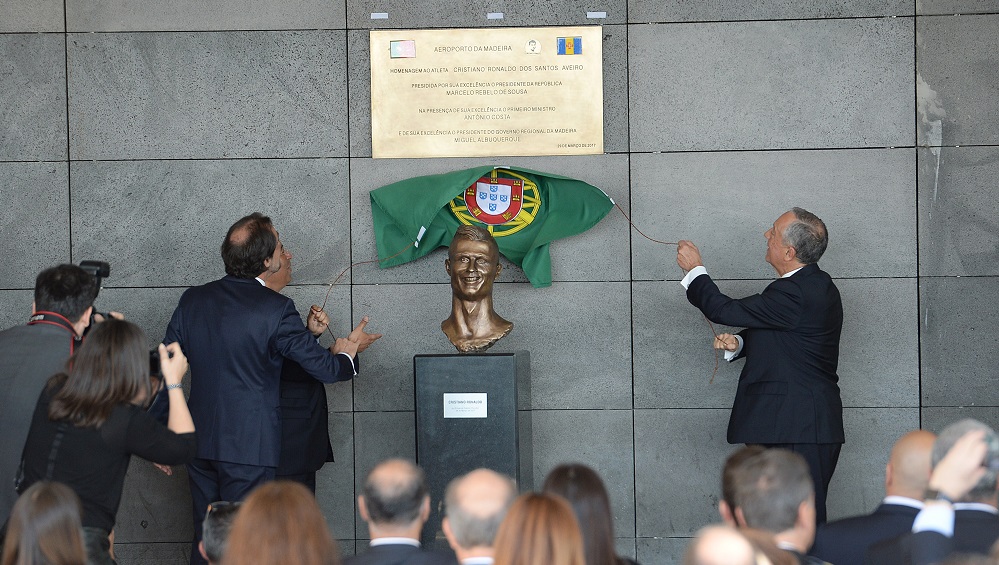 Cerimónia de atribuição do nome Cristiano Ronaldo ao Aeroporto Internacional da Madeira