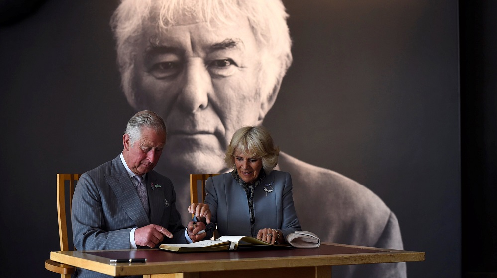 Britain’s Prince Charles and Camilla, The Duchess of Cornwall visit the Seamus Heaney home place in Bellaghy
