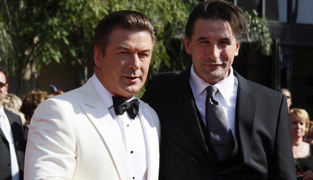Actors Alec Baldwin, nominee for lead actor in comedy “30 Rock”, and his brother William Baldwin  walk the red carpet at the 59th Primetime Emmy Awards in Los Angeles