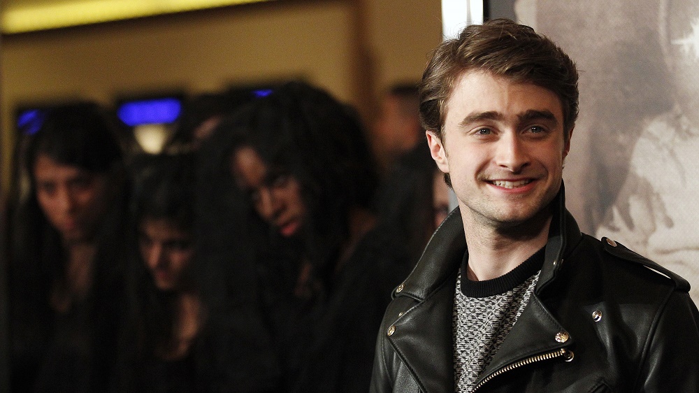 Radcliffe poses at a special screening of “The Woman in Black” in Los Angeles