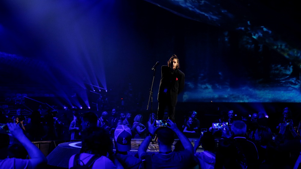 Portugal's Salvador Sobral performs with the song 
