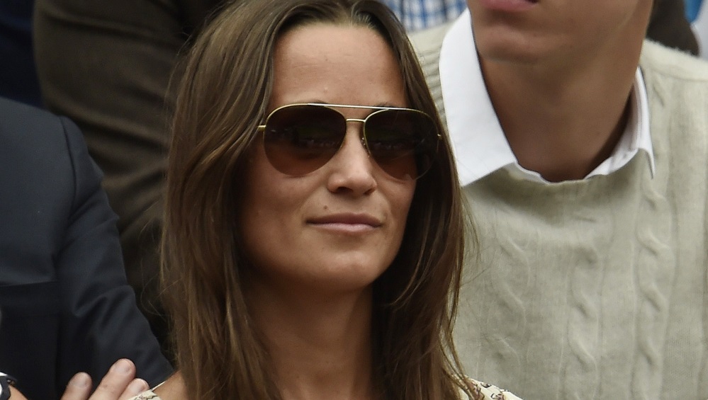 Pippa Middleton on Centre Court at the Wimbledon Tennis Championships in London