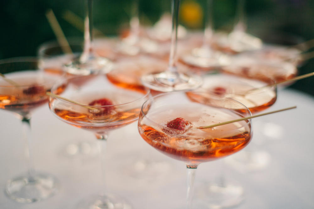 cocktail de champanhe