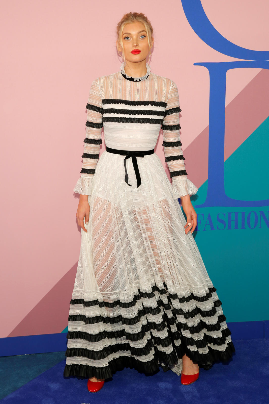 Model Elsa Hosk attends the CFDA Fashion Awards in Manhattan, New York, U.S.